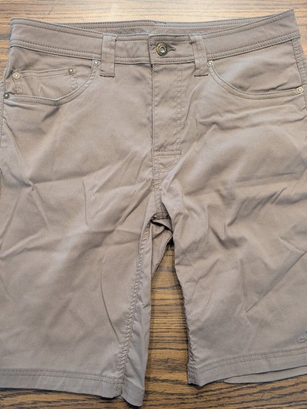 Men's Prana Brion Shorts Mud Brown Khaki